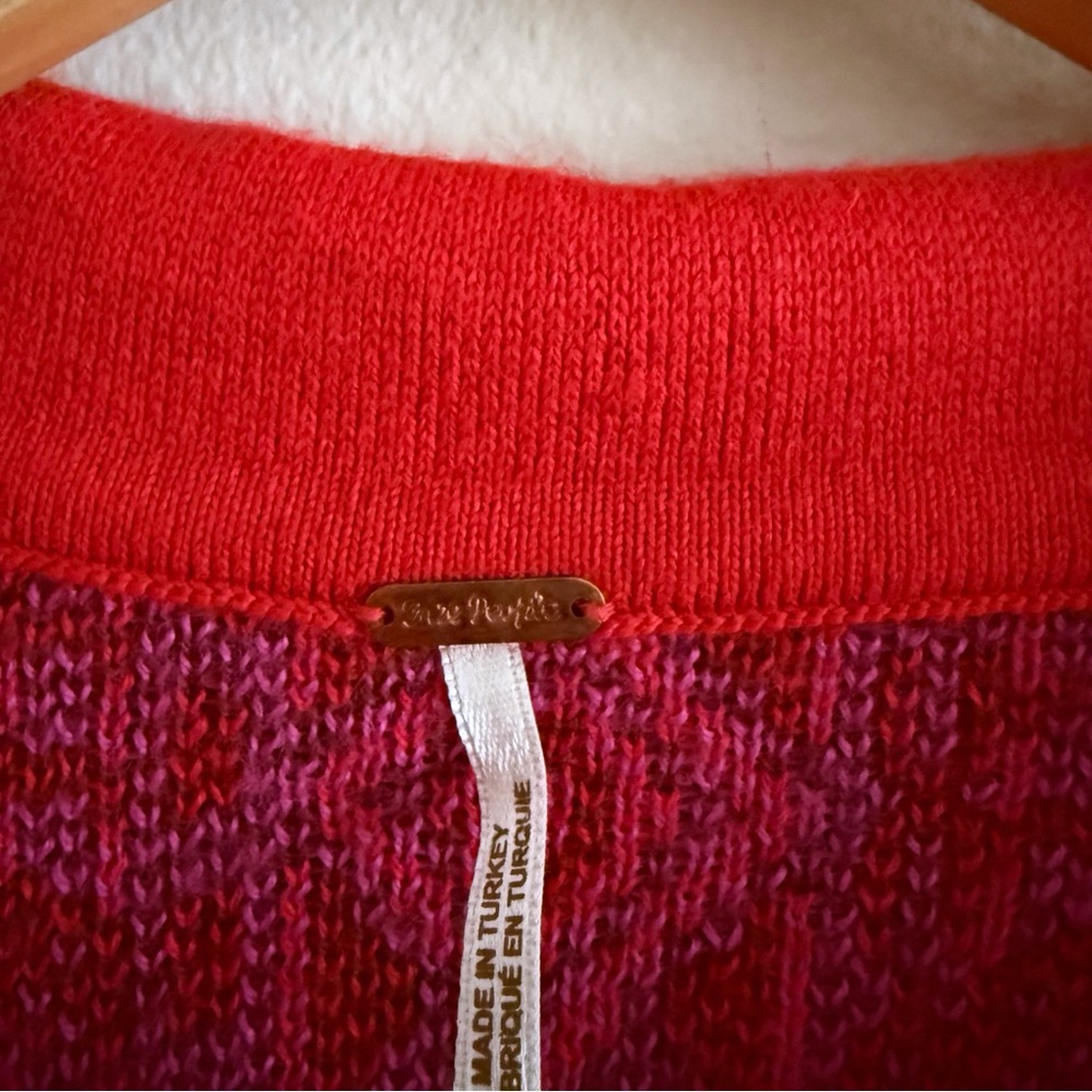 Free People Kitt Red Mini Dress Size XS - Picture 5 of 7